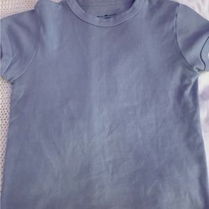Brandy Melville Tee-shirt in grayish blue - 100% cotton